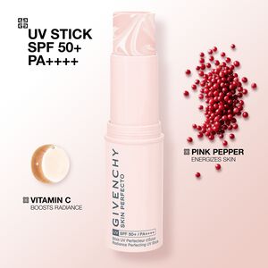 View 3 - SKIN PERFECTO UV STICK - With its iconic marbled texture, this on-the-go UV stick hydrates, revives radiance and protects the skin from external aggression in an instant.​ GIVENCHY - 11 G - P056255