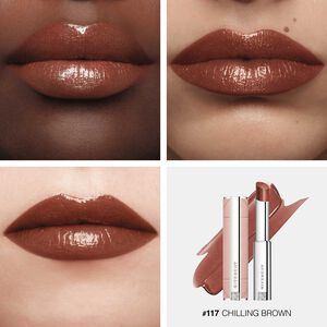 View 4 - ROSE PERFECTO SHINE SERUM LIPSTICK - CHILLING BROWN