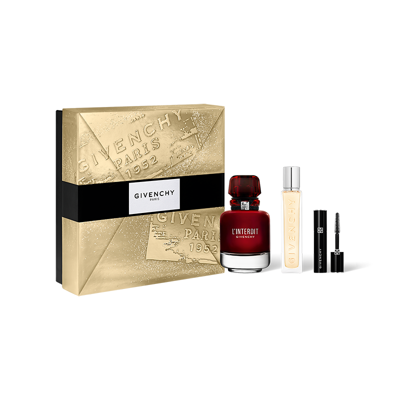 Givenchy - L'Interdit Gift Set - Eau de Parfum Rouge, travel spray and mini mascara