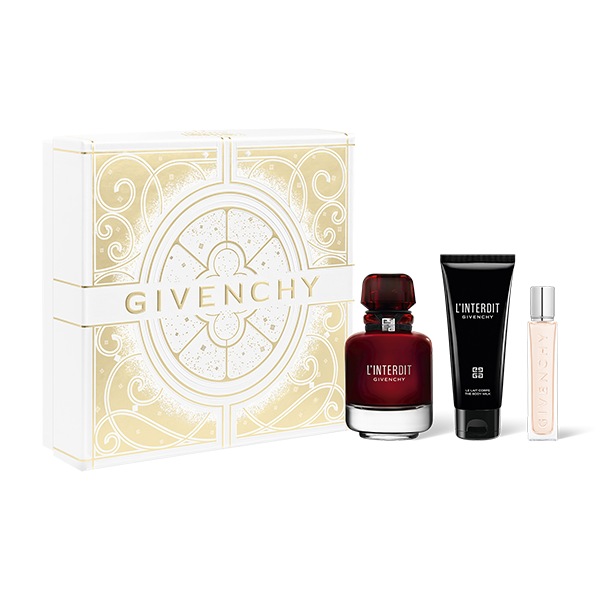 Givenchy L'interdit Rouge Eau De Parfum 3-pc Gift Set