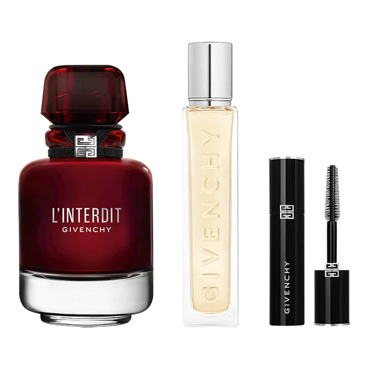 Givenchy L'INTERDIT & Hermes 香水セット Givenchy - L'Interdit Gift Set - Eau de Parfum Rouge, travel spray