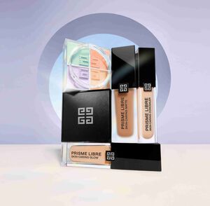 View 7 - PRISME LIBRE SKIN-CARING MATTE FOUNDATION - Luminous matte finish care foundation, 24-hour wear. GIVENCHY - Ivory - P090401