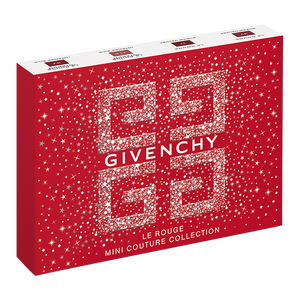 Vue 4 - Coffret Le Rouge - Le Rouge Mini Couture Collection Quator avec Miniature Le Rouge Sheer Velvet et Miniatures Le Rouge Interdit Intense Silk GIVENCHY - 1,5G X 4 - P183772