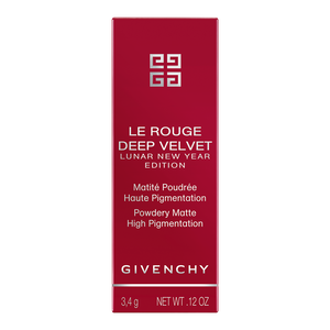 View 7 - LE ROUGE DEEP VELVET MATTE LIPSTICK LIMITED EDITION - Powdery matte high pigmentation GIVENCHY - Rouge Grainé - P183489