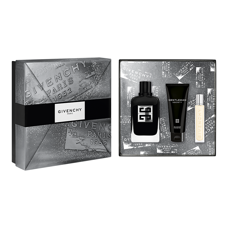 Givenchy - Gentleman Society Gift Set - Eau de Parfum, shower gel and travel spray - n5