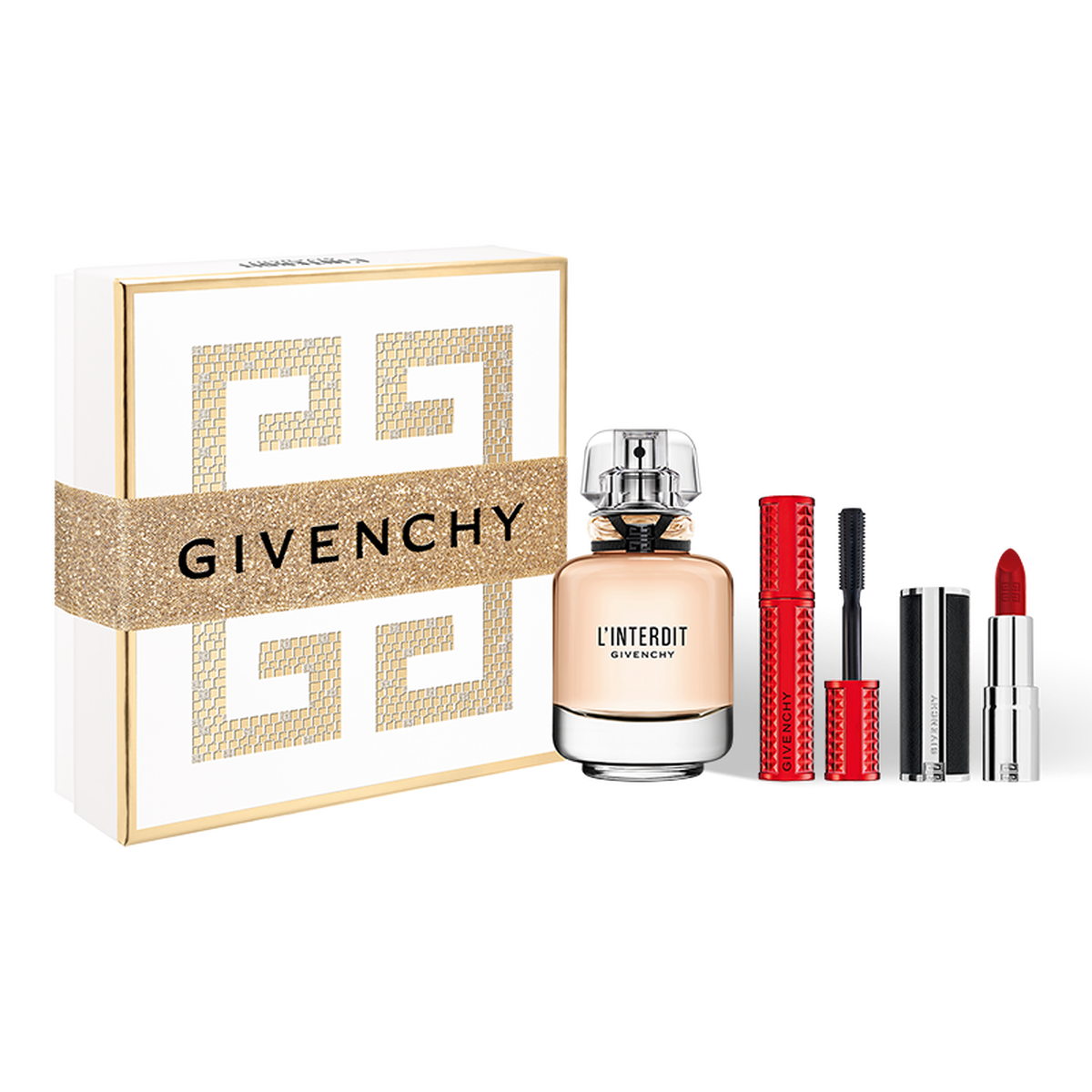 Givenchy Rouge Interdit Vinyl Lipstick w/ Mini Gloss Interdit