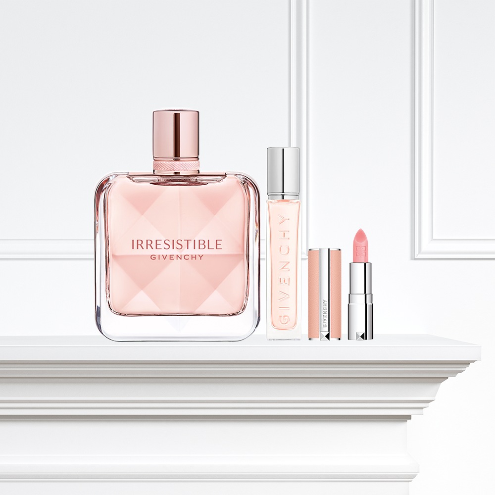 GIVENCHY - Irresistible Essentials Set - Irresistible Eau De Parfum 125ml + Irresistible Travel Spray & Mini Lipstick Rose Perfecto
