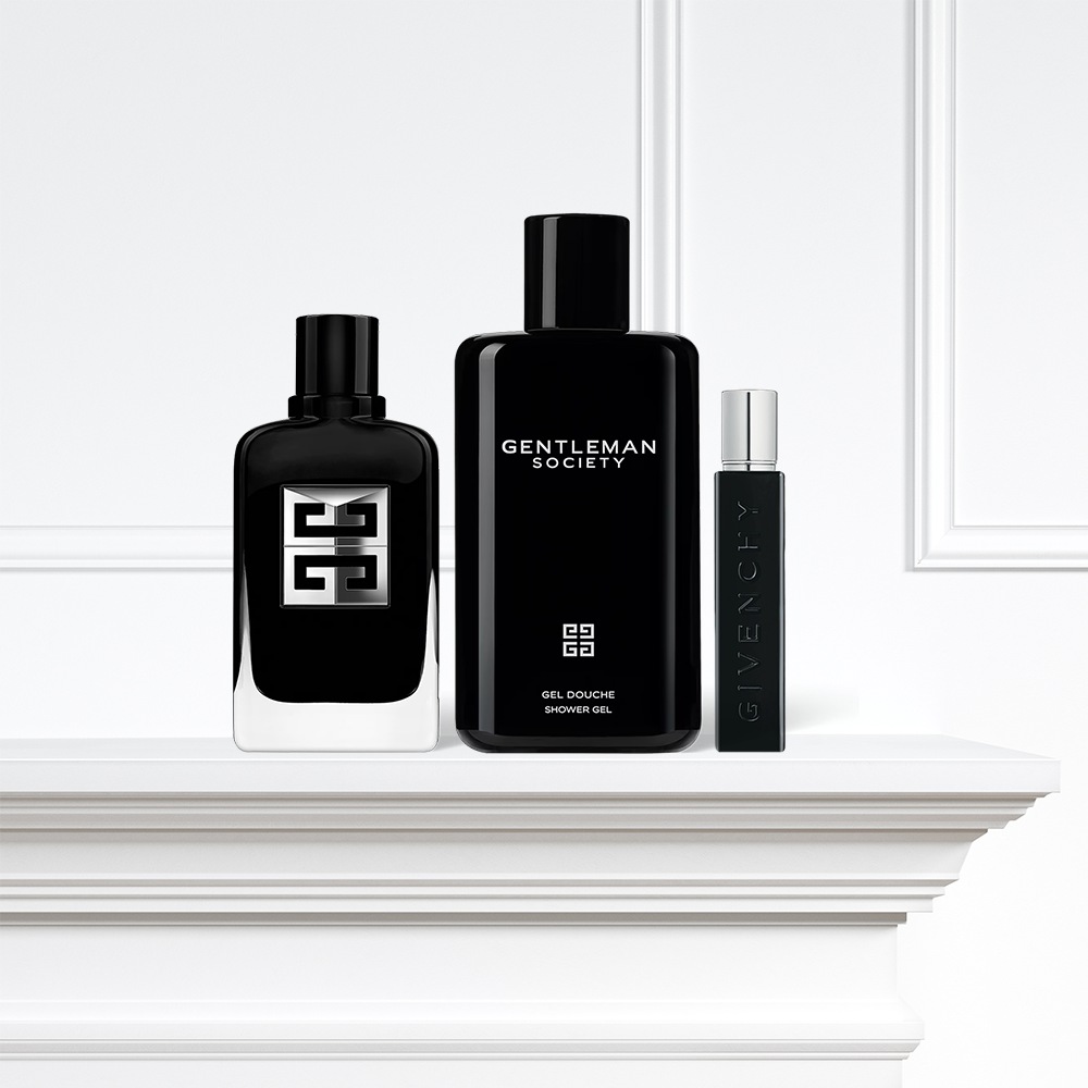 GIVENCHY - Gentleman Society Trio For Men - Gentleman Society 60ml + Shower Gel 200ml & Travel Spray Gift (£148 Value)