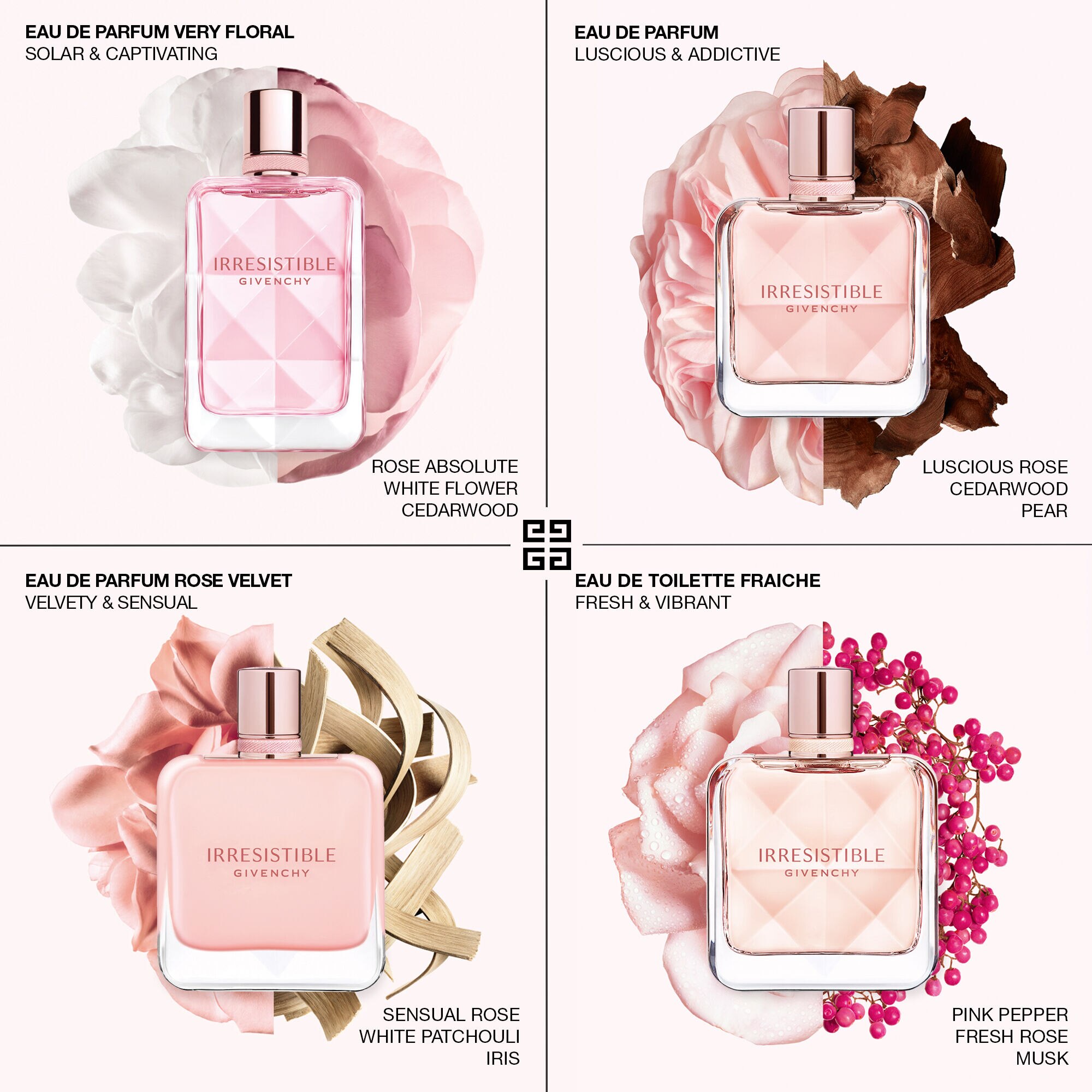Irresistible Eau De Parfum Holiday Duo Gift Set Irresistible eau de parfum 35ml with travel spray 12.5ml 125 value Givenchy Beauty