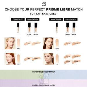 View 6 - Prisme Libre Setting & Finishing Loose Powder - Best-Selling Radiant Matte Finish Loose Powder GIVENCHY - Mousseline Pastel - P090821