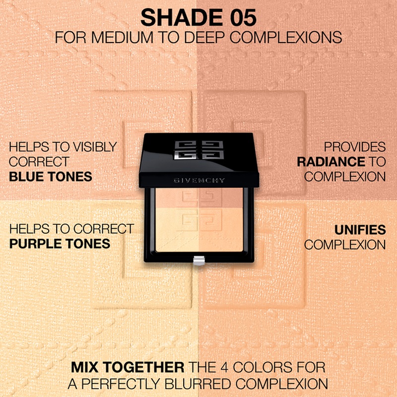 Prisme Libre 4-color Pressed Powder - Mattifying & blurring setting powder - n3