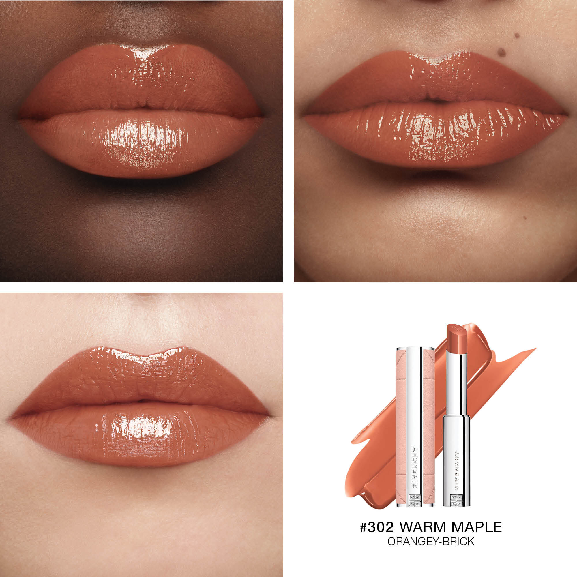 Givenchy Rose Perfecto Shine Serum Lip Oil Stick In N117