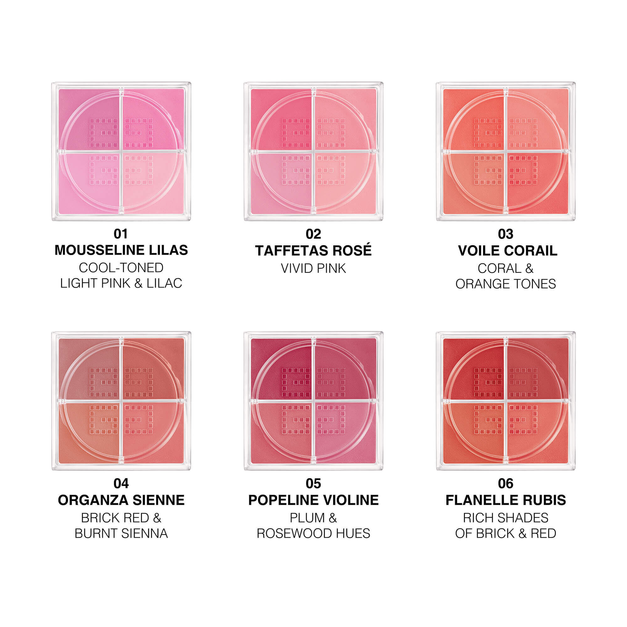 上品コーデはコレで安心！ Prisme Libre Blush - 4-color loose powder blush | Givenchy チーク