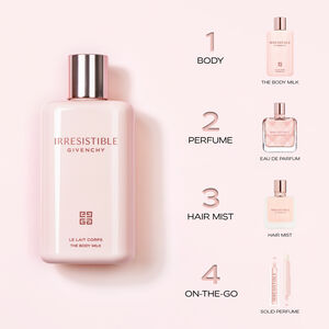 View 4 - IRRESISTIBLE BODY MILK - Luscious rose dancing with radiant blond wood. GIVENCHY - 200 ML - P035003