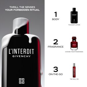 View 5 - L'INTERDIT ROUGE - A carnal flower inflamed with a spicy rouge accord. GIVENCHY - 80 ML - P069262