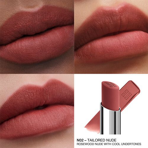 Givenchy Le Rouge Velvet Matte Long-lasting Lipstick In Pink