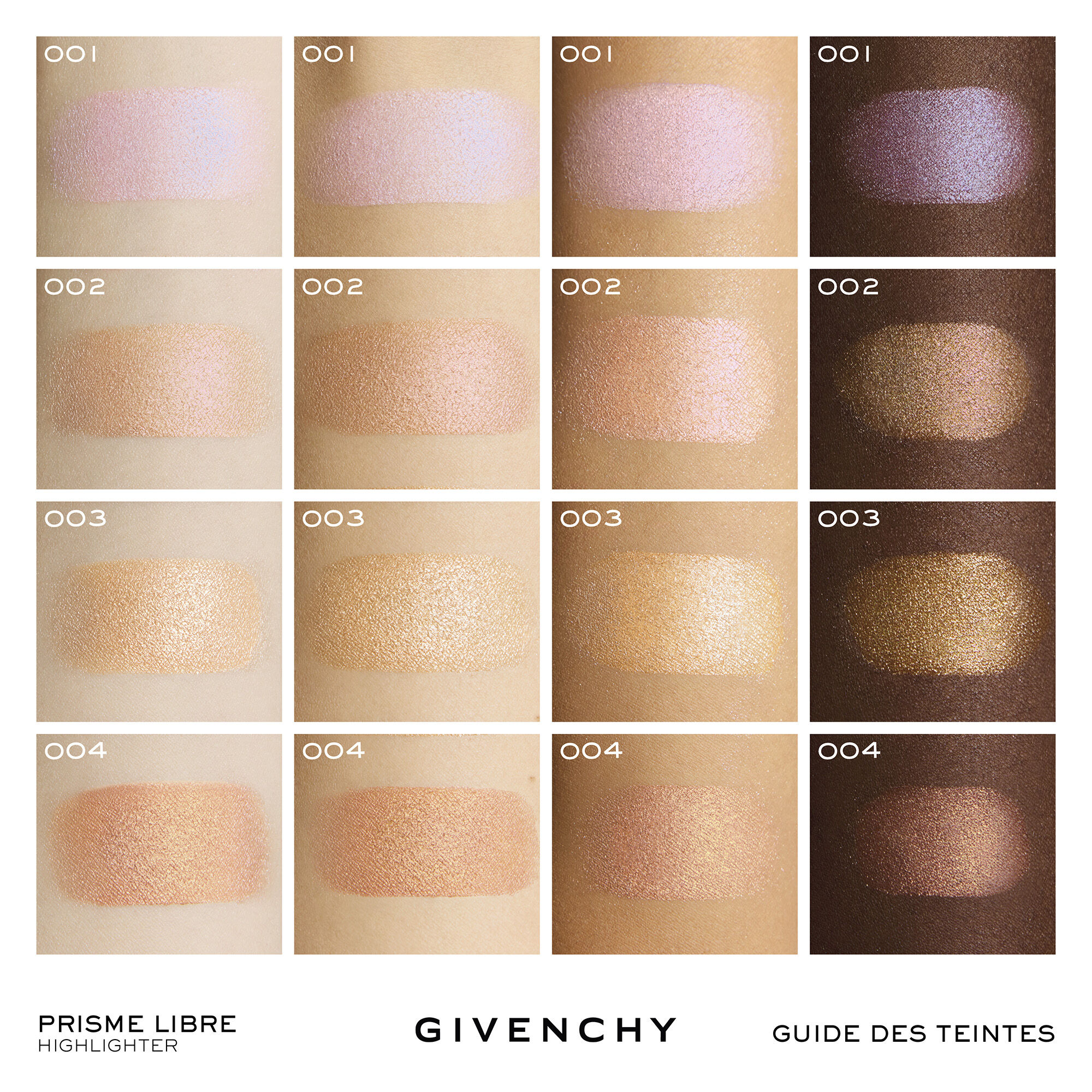 Vue 6 - PRISME LIBRE POUDRE HIGHLIGHTER - N&deg;003 - Pearly Gold
