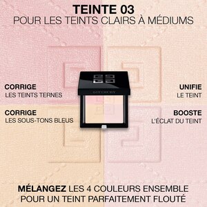 Vue 3 - PRISME LIBRE POUDRE COMPACTE 4 COULEURS - Voile Rosé