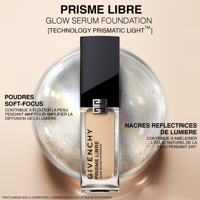 PRISME LIBRE GLOW SERUM : Fond de teint hydratant Glowy - n4