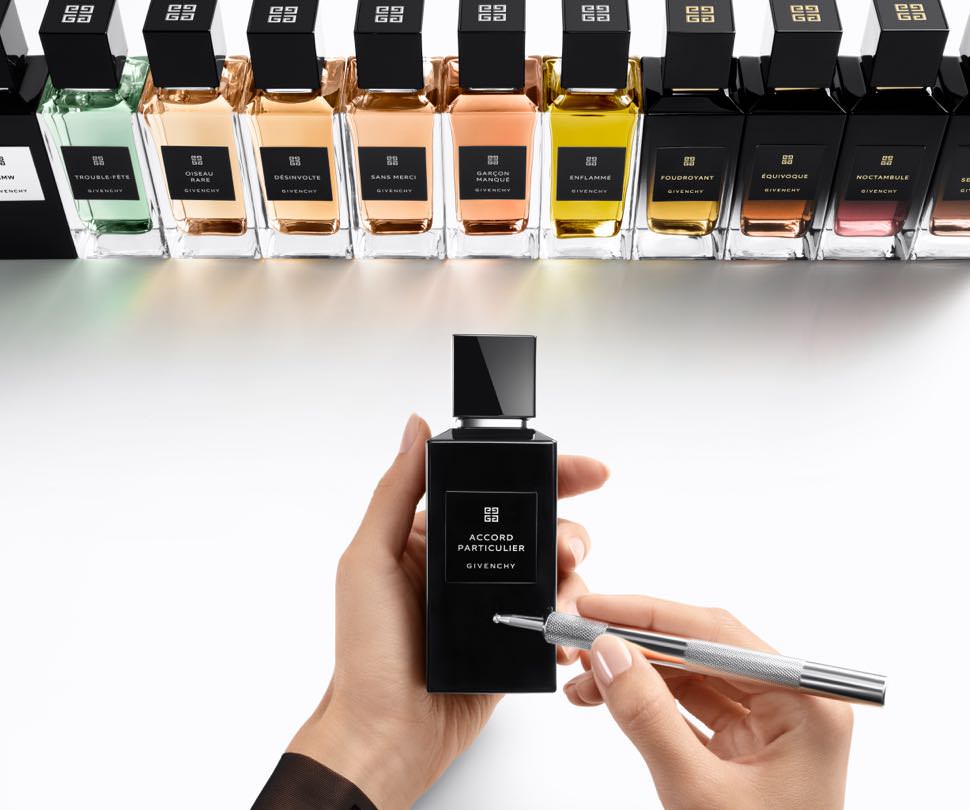 Fragrance engraving Givenchy