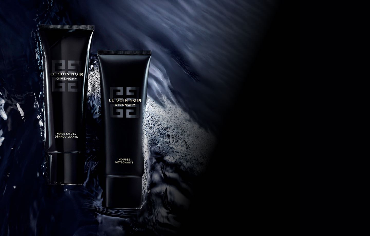 Step 1: Le Soin Noir Cleansing Skincare Routine