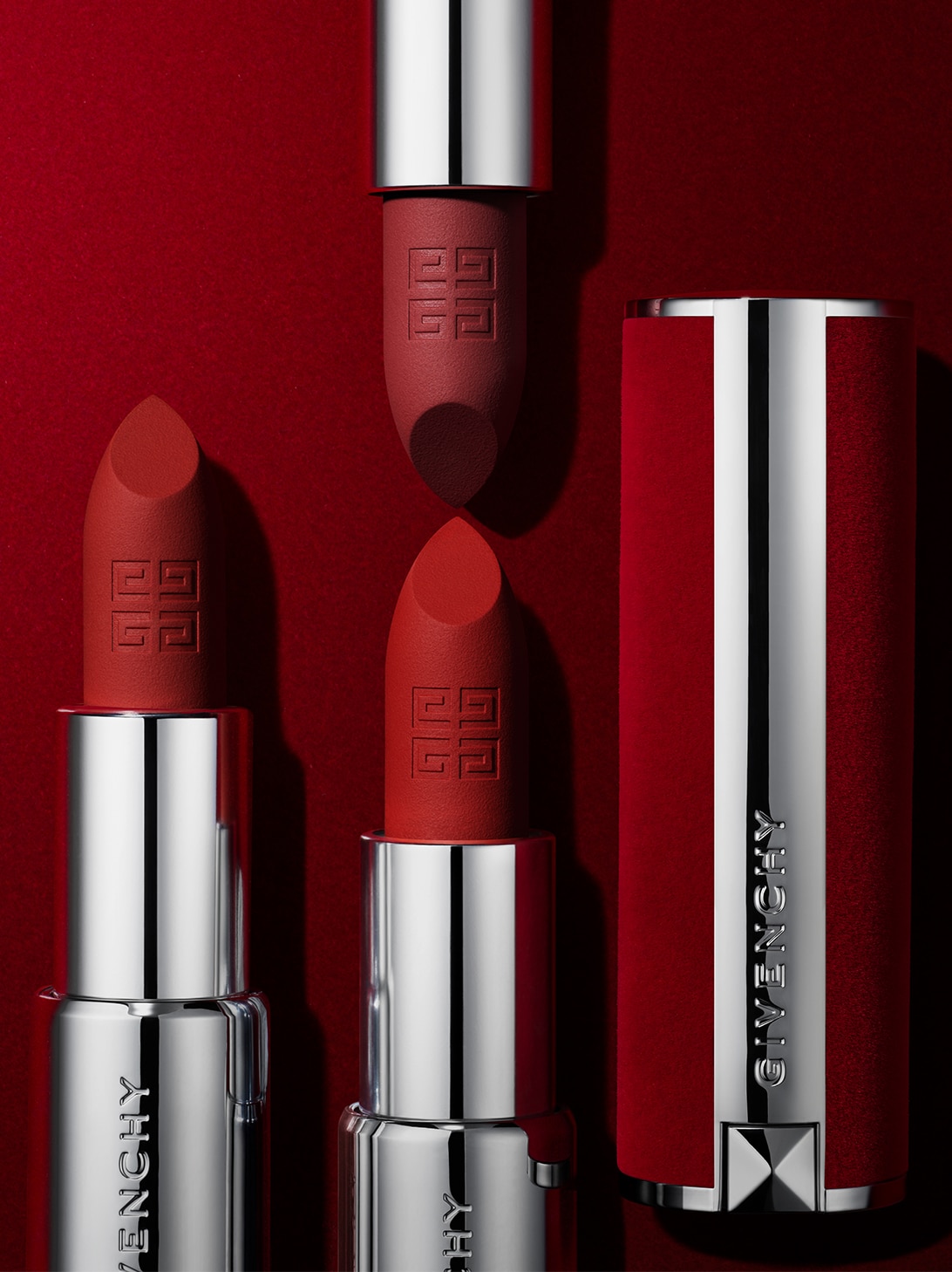Le Rouge Deep Velvet • Powdery Matte High Pigmentation ∷ GIVENCHY